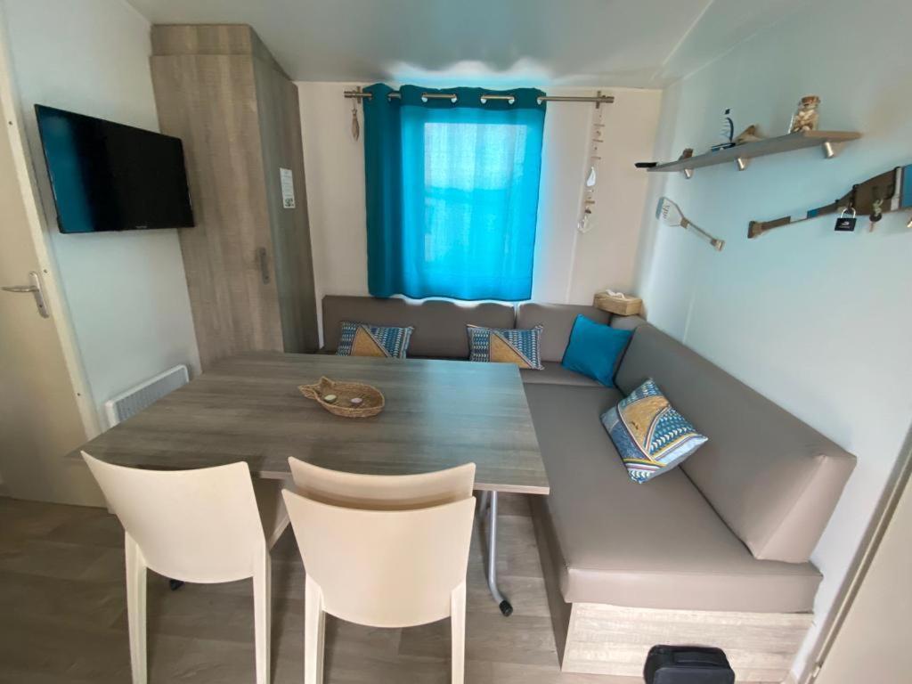 Mh148 Camping Tohapi Novela - Mobil Home 6P Climatise - Пор-ла-Нувель Екстер'єр фото